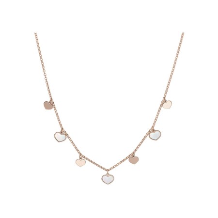 Collier Jourdan Bijoux Héritage en argent doré rose et nacre