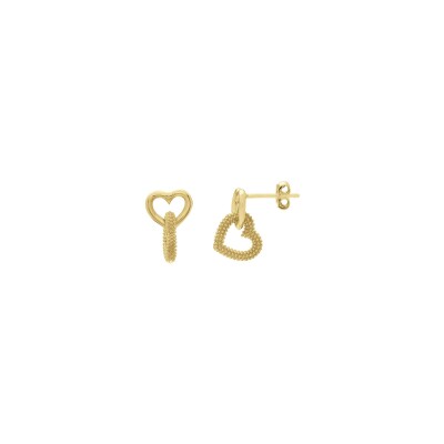 Boucles d'oreilles Jourdan Bijoux Séréna en argent doré