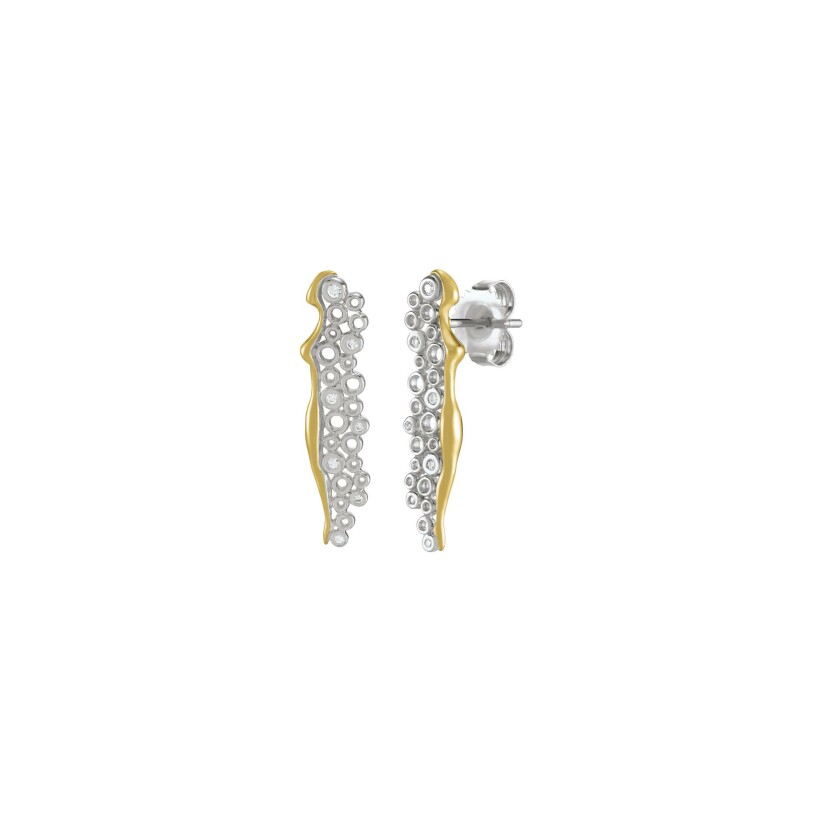 Boucles d'oreilles Jourdan Bijoux en argent et oxyde de zirconium