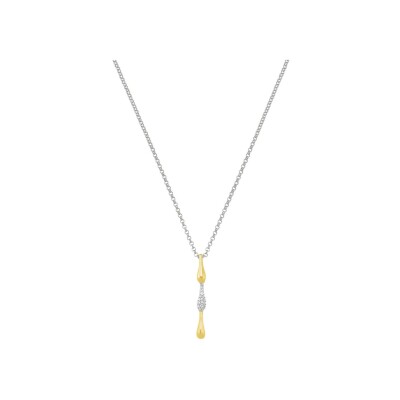 Collier Jourdan Bijoux Sara en argent et oxyde de zirconium