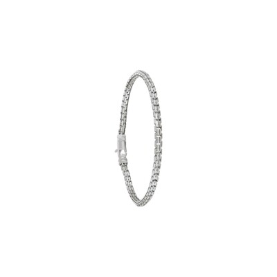 Bracelet Jourdan Bijoux Noir Brézé en argent