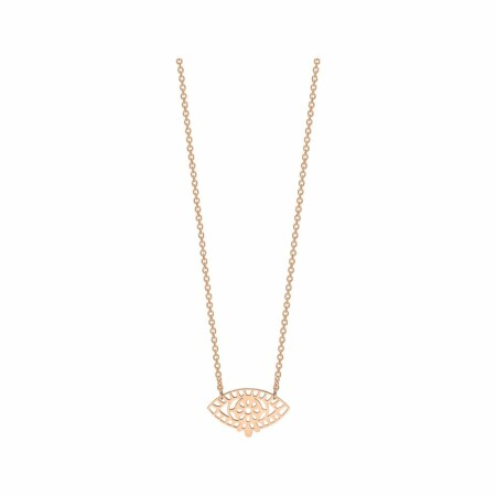 Collier Ginette NY MINI AJNA en or rose