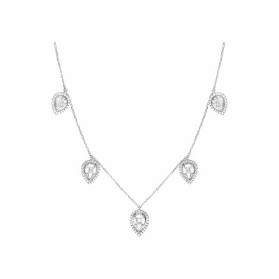 Collier Djula Marquise en or blanc et diamant