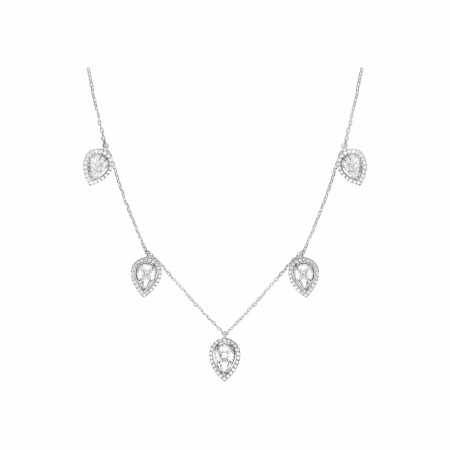 Collier Djula Marquise en or blanc et diamant