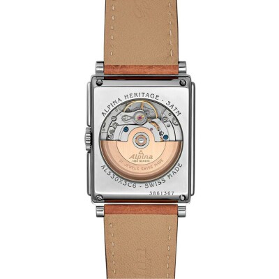 Montre Alpina Heritage Carrée Automatic 140 Years