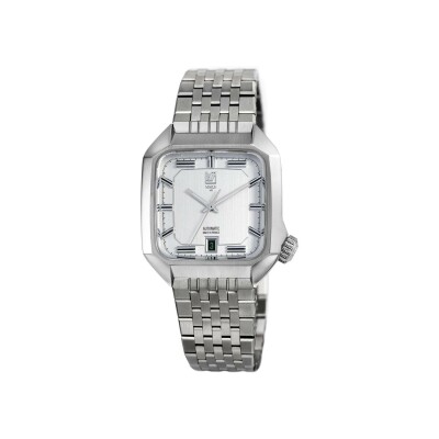 Montre March LA.B AM2 AUTOMATIQUE 39 MM - STEEL - Acier 7 Maillons Plat