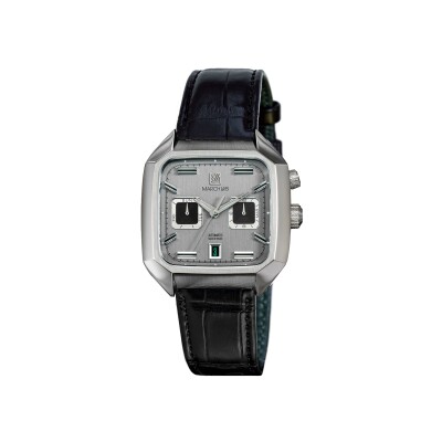 Montre March LA.B AM2 Calendar Automatique - Double - Alligator Noir