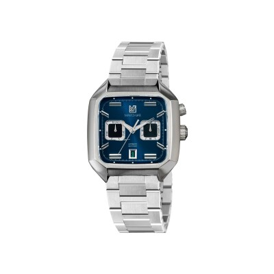 Montre March LA.B AM2 Calendar Automatique - Ocean - Acier Brossé 3 Maillons