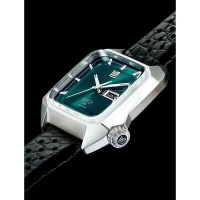 Montre March LA.B AM2 Electrique - Forest - Alligator Noir