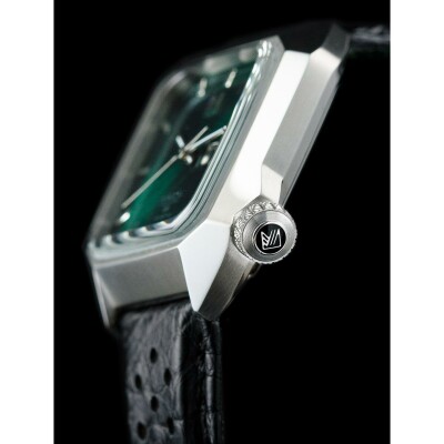 Montre March LA.B AM2 Electrique - Forest - Alligator Noir