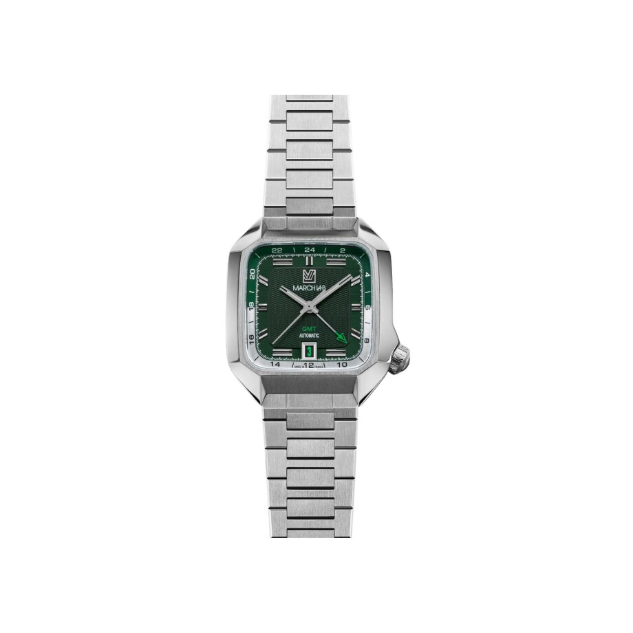 Montre March LA.B AM2 GMT AUTOMATIQUE Grall - Acier