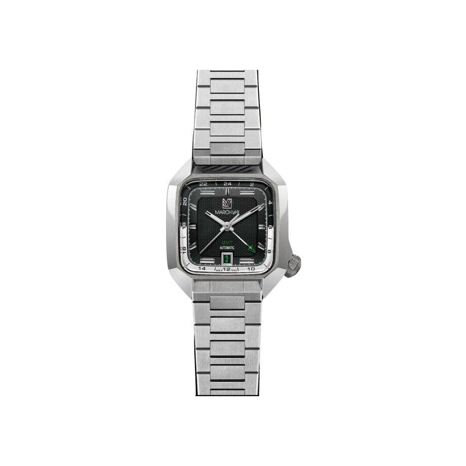 Montre March LA.B AM2 GMT AUTOMATIQUE Black - Acier