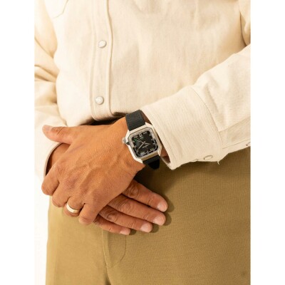 Montre March LA.B AM2 GMT AUTOMATIQUE Black - Silicone noir