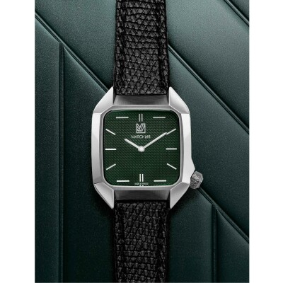 Montre MARCH LA.B AM2 XS Mécanique - Grall - Lézard Noir
