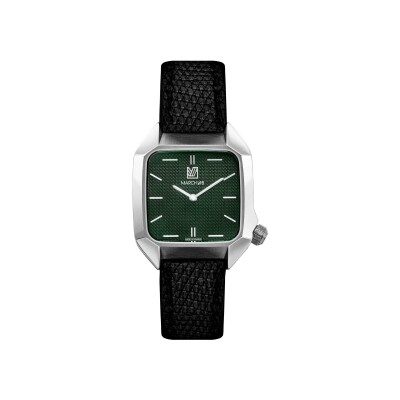 Montre MARCH LA.B AM2 XS Mécanique - Grall - Lézard Noir