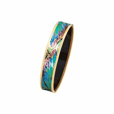 Bracelet FREYWILLE Hommage à Alphonse Mucha Cerclé Miss en émail plaqué or