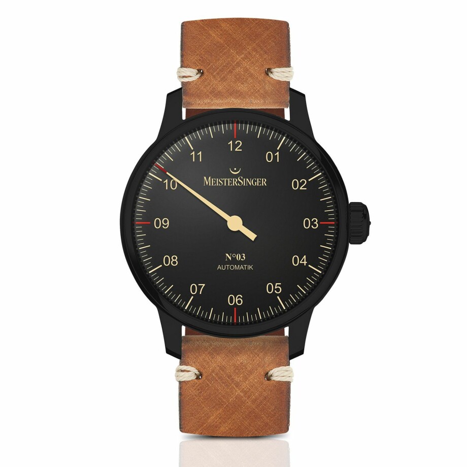 MeisterSinger Black Line NÂ°03 - 43mm watch