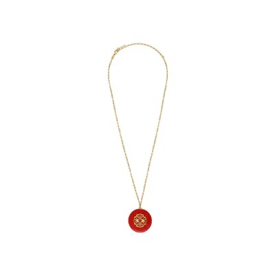 Collier Satellite Amelita en métal doré à l'or fin et résine