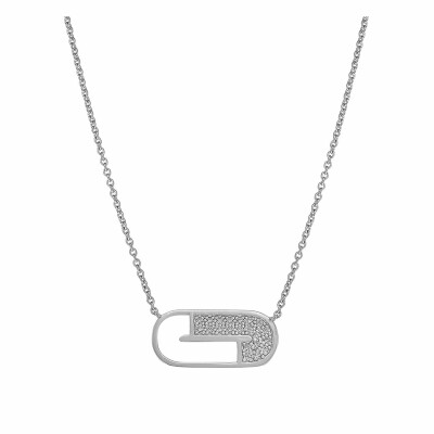 Collier Jourdan Bijoux Julia en argent et oxyde de zirconium