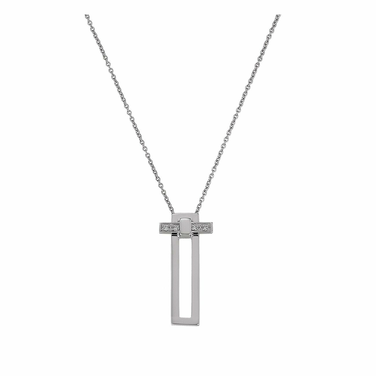 Collier Jourdan Bijoux Cassiopee en argent et oxyde de zirconium