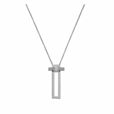 Collier Jourdan Bijoux Cassiopee en argent et oxyde de zirconium