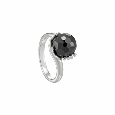 Bague Jourdan Bijoux Intemporel Diane en argent et hématite