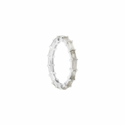 Bague PDPaola Zaza Pistil Silver en argent et labradorite, taille 54