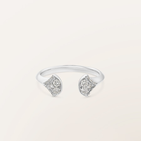 Bague Barth Monte-Carlo Ocean beauty en or blanc et diamants