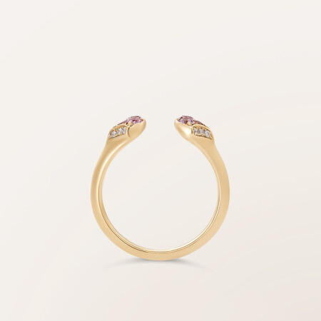 Bague Barth Monte-Carlo Ocean beauty en or rose, saphirs et diamants