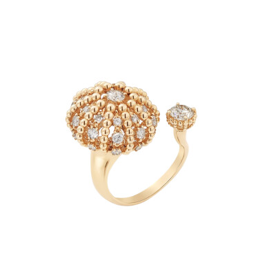 Barth Monte-Carlo Oursin ring, rose gold and diamonds