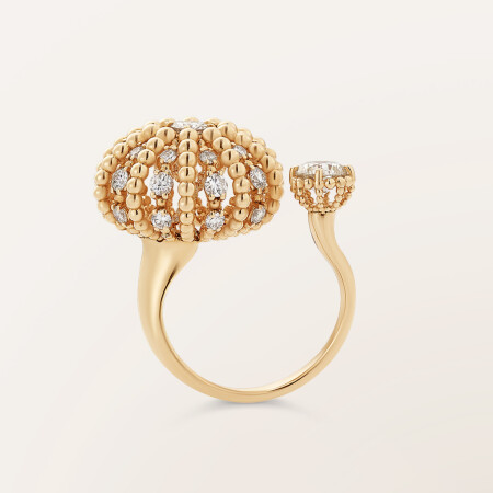 Bague Barth Monte-Carlo Oursin en or rose et diamants