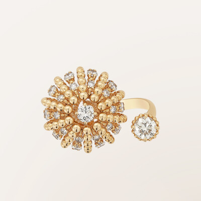 Barth Monte-Carlo Oursin ring, rose gold and diamonds