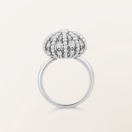 Bague  Barth Monte-Carlo Oursin en or blanc et diamants