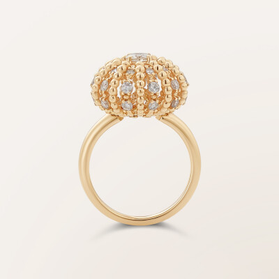 Barth Monte-Carlo Oursin ring, rose gold and diamonds