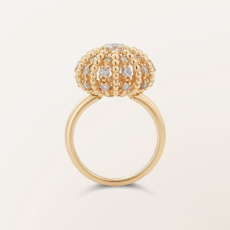 Bague  Barth Monte-Carlo Oursin en or rose et diamants