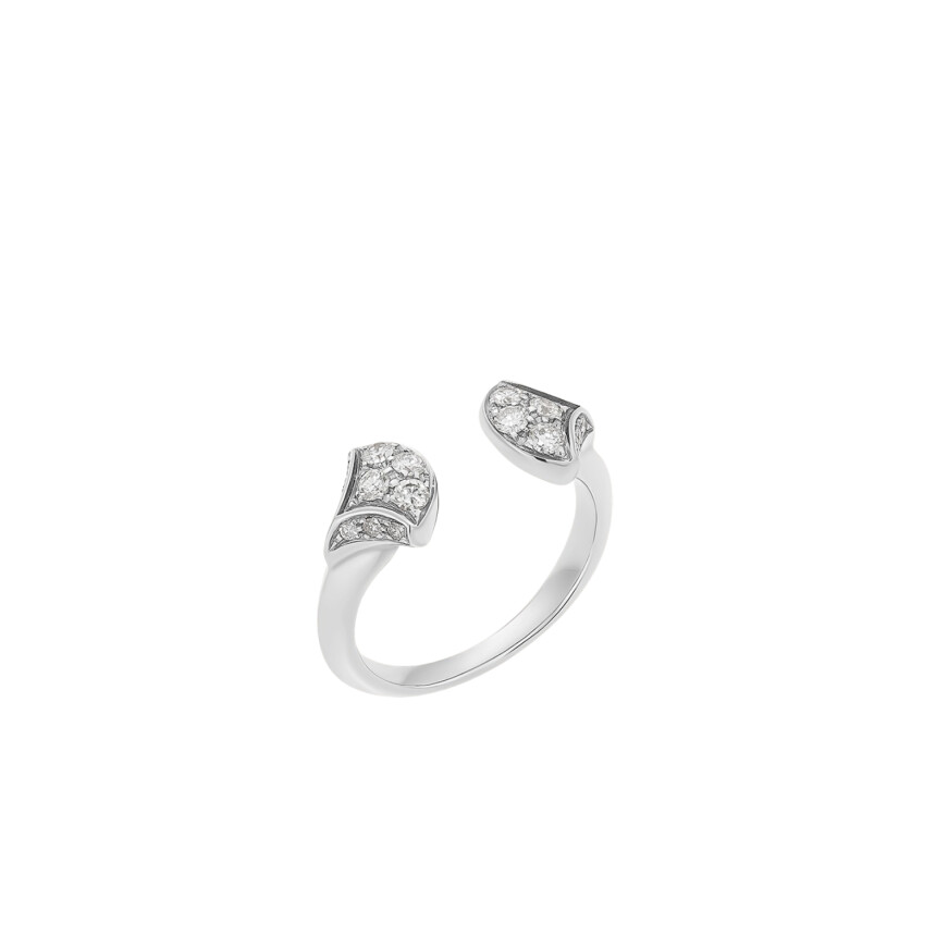 Barth Monte-Carlo Ocean beauty ring, white gold and diamonds