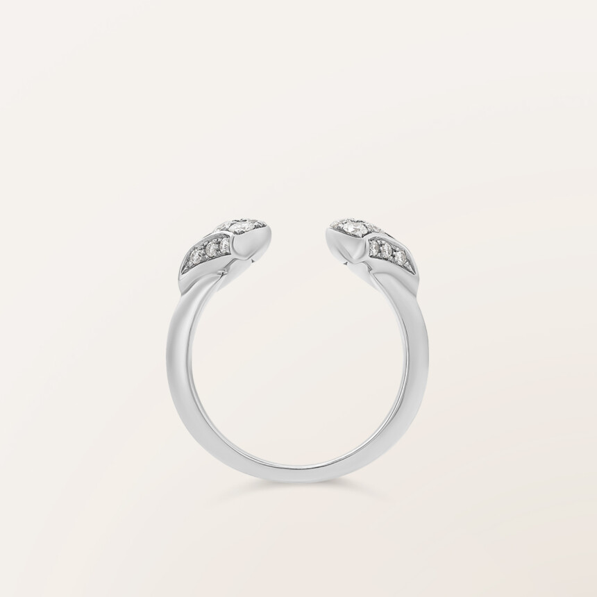 Barth Monte-Carlo Ocean beauty ring, white gold and diamonds