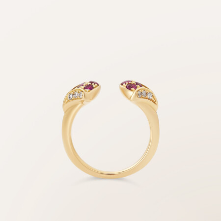 Bague Barth Monte-Carlo Ocean beauty en or rose, rubis et diamants