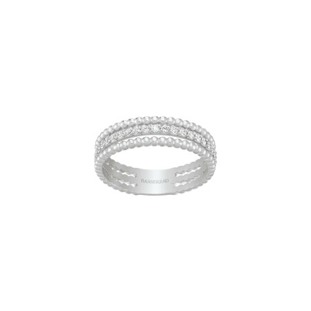 Bague Luna B en or blanc et diamants