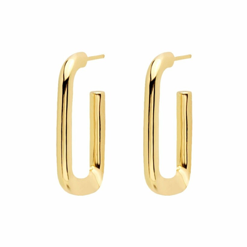 Boucles d'oreilles PDPaola Daze Muze Gold en métal doré, 55mm