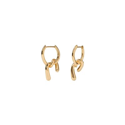 Boucles d'oreilles PDPaola Twist Capsule en laiton