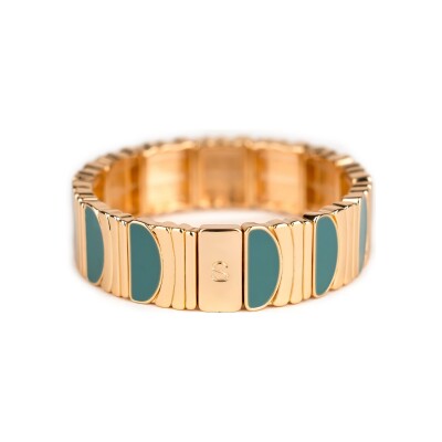 Bracelet Simone à Bordeaux Arti Horizon en métal doré émaillé