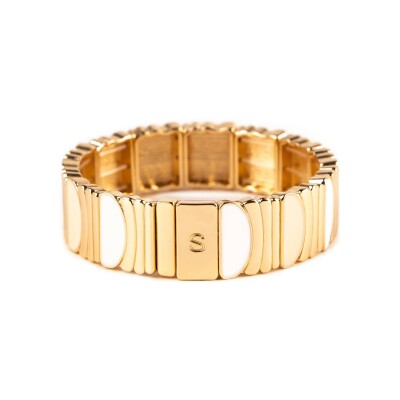 Bracelet Simone à Bordeaux Arti Pure en métal doré émaillé