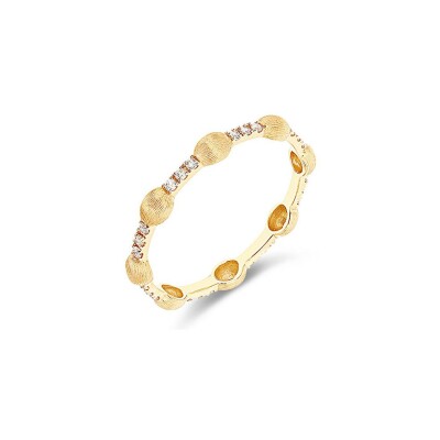 Bague Nanis Dancing Elite en or jaune et diamants