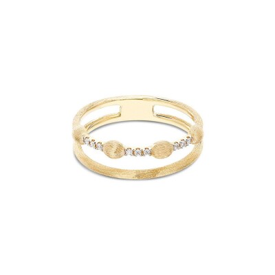 Bague Nanis Dancing Elite en or jaune et diamants