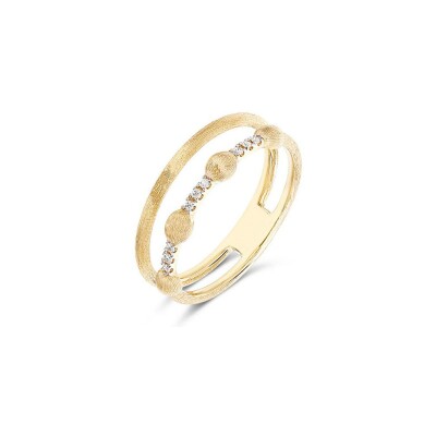 Bague Nanis Dancing Elite en or jaune et diamants