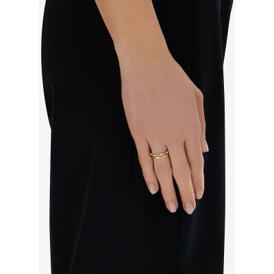 Bague Nanis Dancing Elite en or jaune et diamants