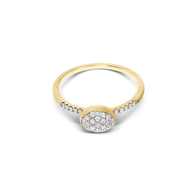 Bague Nanis Dancing Elite en or jaune et diamants