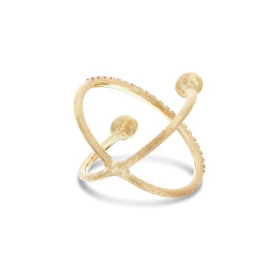 Bague Nanis Dancing Gold en or jaune et diamants