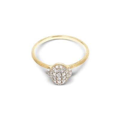 Bague Nanis Dancing Gold en or jaune et diamants